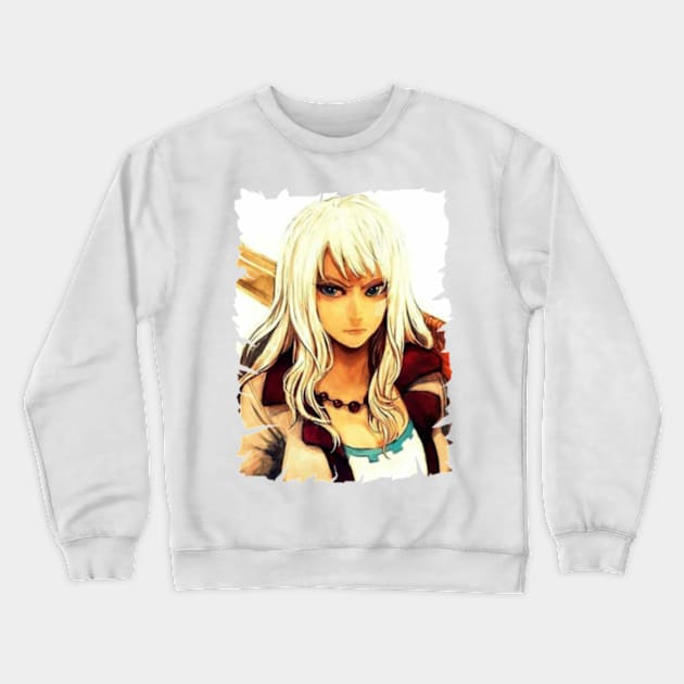 NICO OLVIA ANIME MERCHANDISE Crewneck Sweatshirt by graficklisensick666